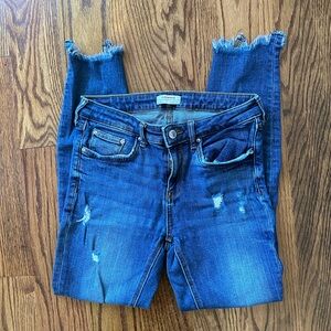 ZARA Women’s Distressed Skinny Jeans Size 4